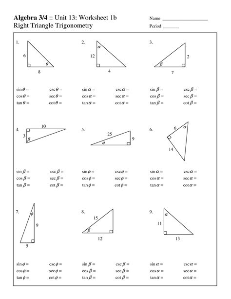 In this article we have covered wide variety of Right Triangle Trigonometry Worksheets that are suitable for middle schoolers. . Right triangle trig review worksheet answer key